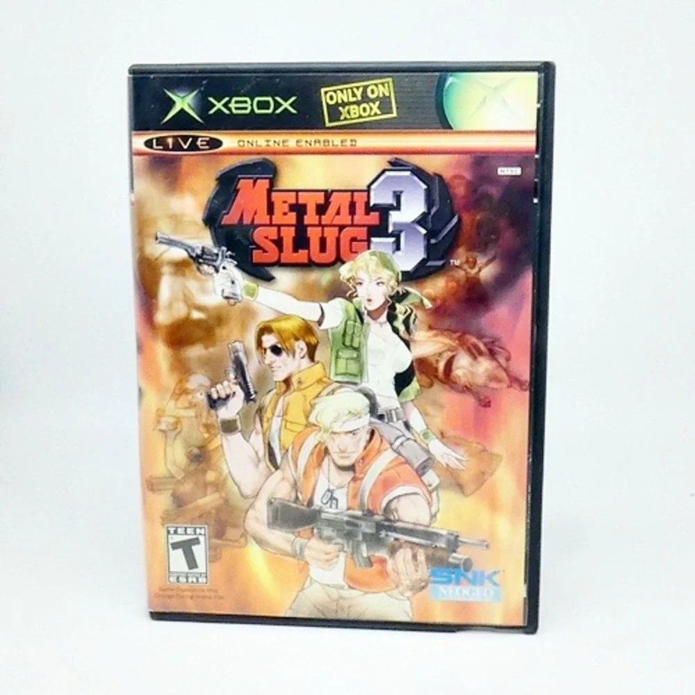 METAL SLUG 3 (MICROSOFT XBOX 2004) COMPLETE CIB E/ Registration Card TESTED